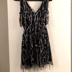 Sequin Shimmer Cocktail Dress